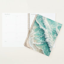 Planejador Personalizado Temático Oceano Acadêmico