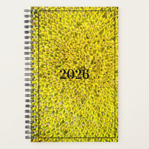 Planejador personalizável de girassóis