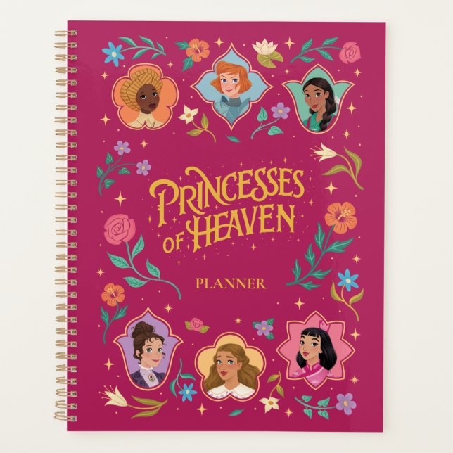 Planejador Princesas do Céu™ Sem Data (Frente)