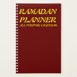 Planejador Ramadã pequeno (5,5" x 8,5")