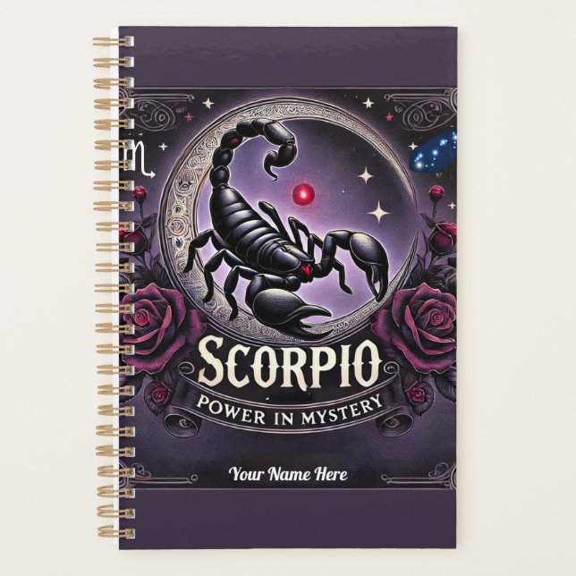 Planejador Scorpio "Poder em Mistério" - Personali (Frente)