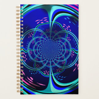 Planejador Semanal de Design Fractal Explosão de C