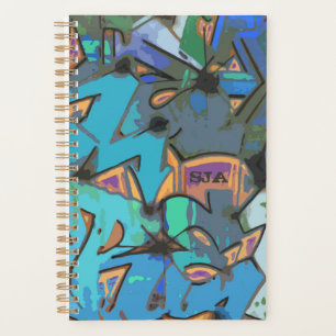 Planejador Semanal/Mensal do Grafite Azul