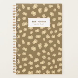 Planejador Semanal Personalizado de Padrão Leopard