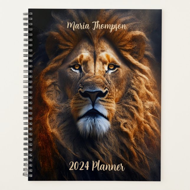Planejador Wise Strong Lion Personalizado 20XX (Frente)