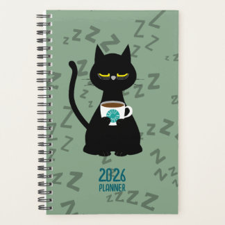 Planejador YAAAWN Gato Sonolento 2026