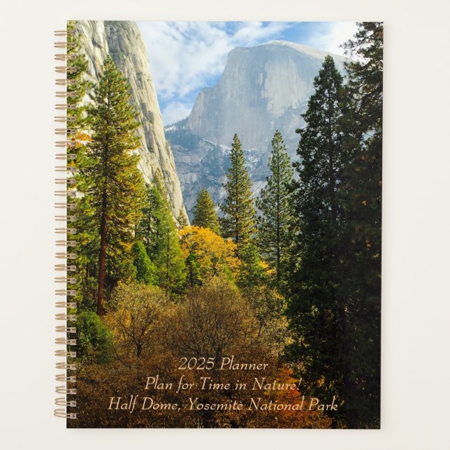 Planejador Yosemite com Texto de Cobrir Personaliz (Frente)