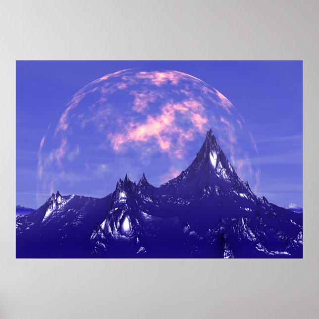 Planet Rise na Poster da Cúpula (Frente)