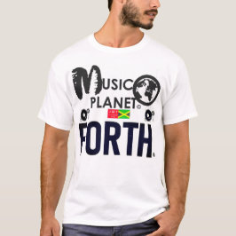 PLANETA DE MÚSICA FORTH T-Shirt Básico Masculino