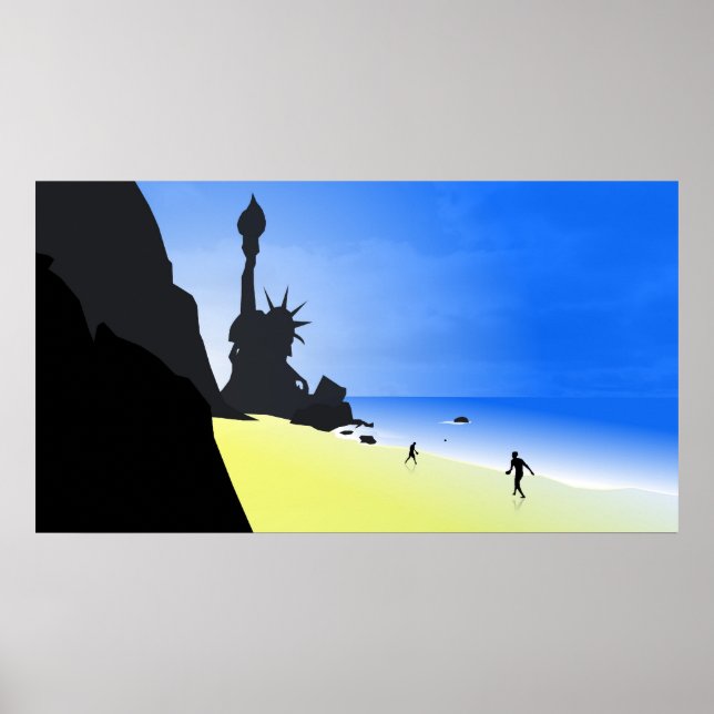 Planeta do Apes poster impressão (Frente)