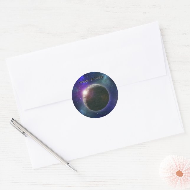 Planeta dos Sonhos, Adesivos de Aniversário (Envelope)