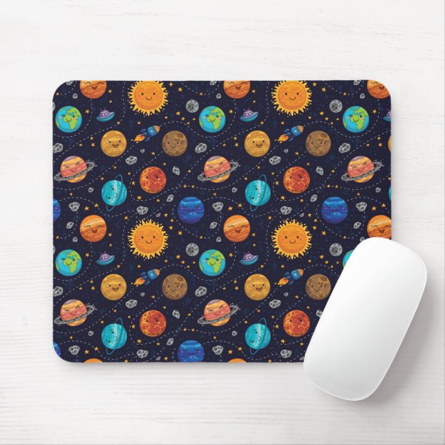 Planeta Feliz Mousepad (Com mouse)