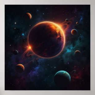 Planeta Místico no poster de Espaço