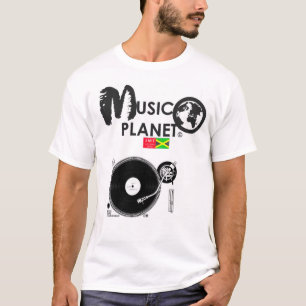 PLANETA MUSICAL Camiseta Básica Masculina Oficia