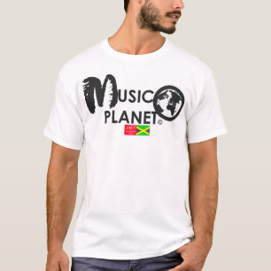 PLANETA MUSICAL  nova Camiseta Básica Masculina