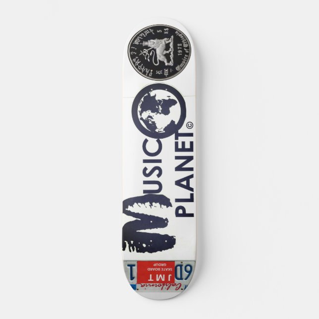 PLANETA MUSICAL Skateboard (Frente)