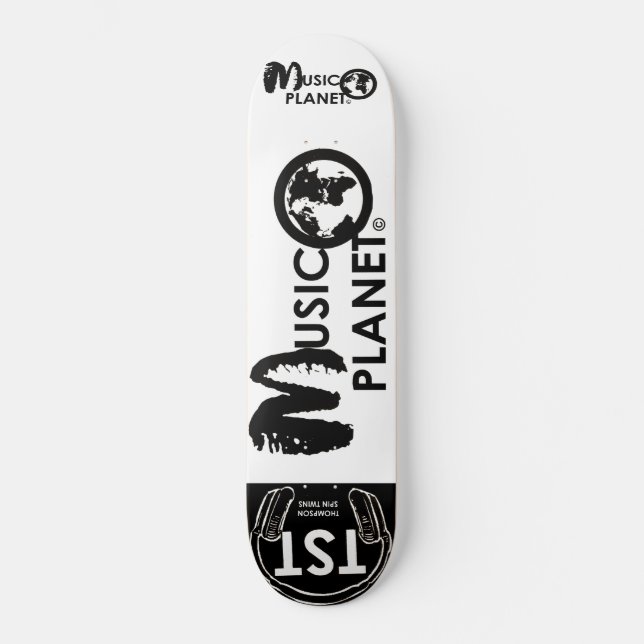 PLANETA MUSICAL Skateboard (Frente)