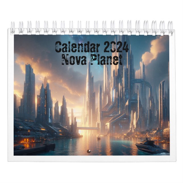 Planeta Nova. Calendário 2024. (Capa)