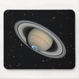 Planeta Saturno Starry Sky Mousepad