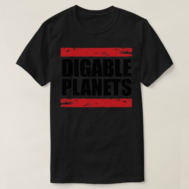 Planetas Digitais Camisa de Vintagem Clássica (Frente do Design)