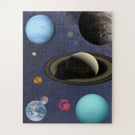 Planetas do sistema solar quebra-cabeça