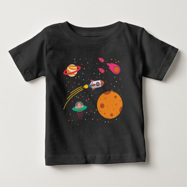 Planetas Externos Toddler T-shirt (Frente)