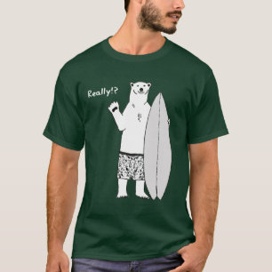 Planície surfando global do t-shirt das alteraç