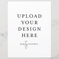 Planilha de 8,5" x 11" - Retrato