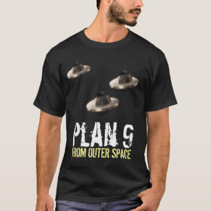 Plano 9 do presente da camisa do filme do espaço