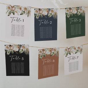 Plano de assentos da mesa de casamento elegante tr
