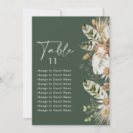 Plano de assentos da mesa de casamento elegante tr