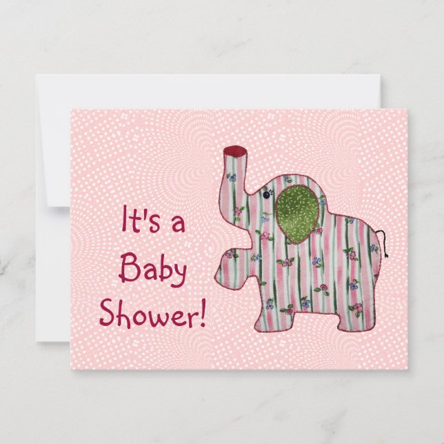 Plano de Convite para Chás de fraldas do País de E (Frente)