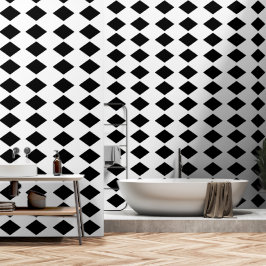Plano de fundo branco de bloco preto simples