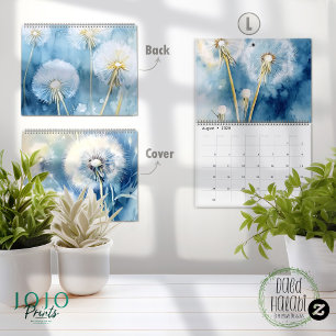 Plano de Fundo Dandelion Flor do Calendário 2025