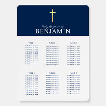 PLANO DE MESA BAPTISMO 6 mesa marinho moderno ouro