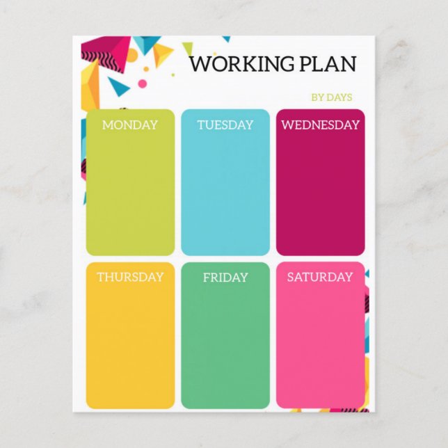 Plano de trabalho (Frente)