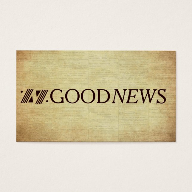 Plano Gospel de Salvação Boas Notícias (Frente)