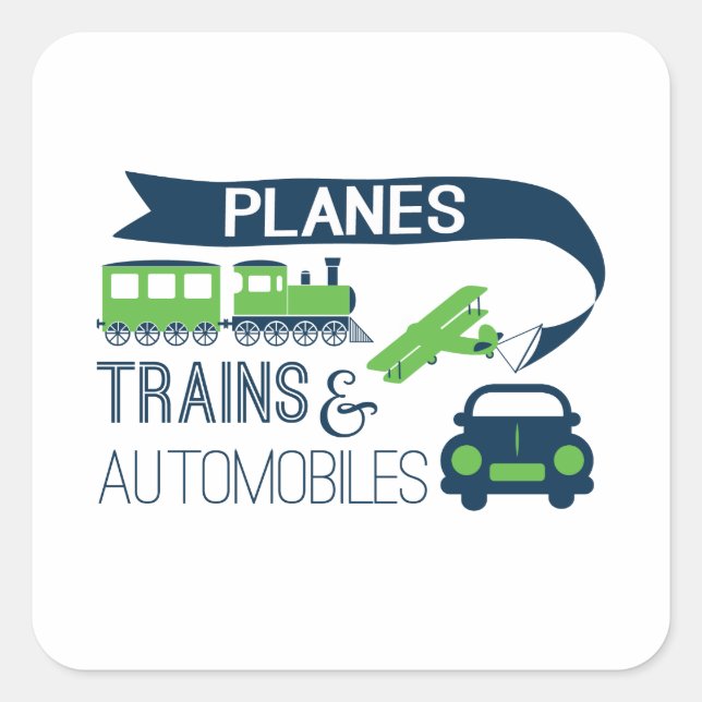 Planos de trem e autocolante (Frente)