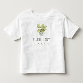Planta Dama em Treinamento Toddler T-shirt