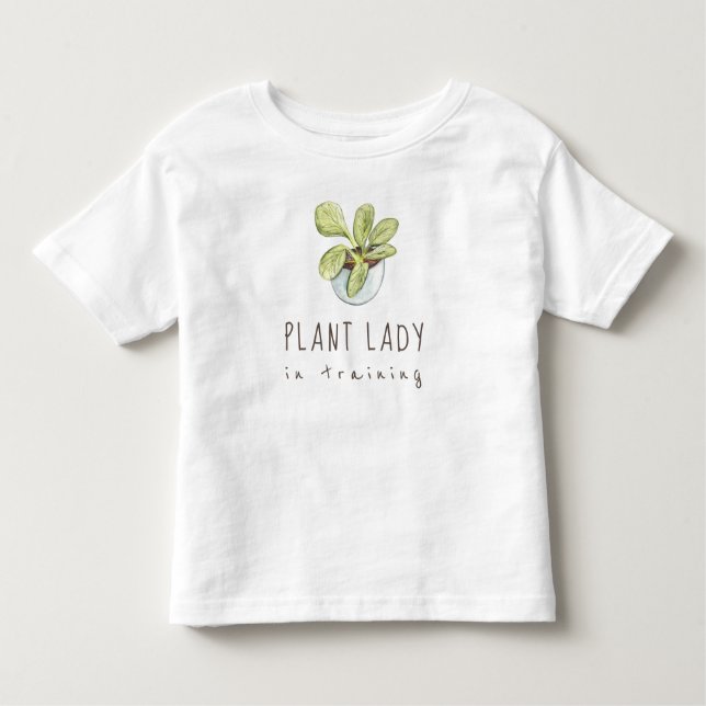 Planta Dama em Treinamento Toddler T-shirt (Frente)
