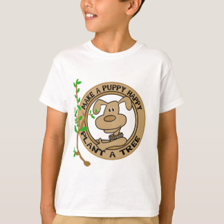Planta do filhote de cachorro camiseta e presentes