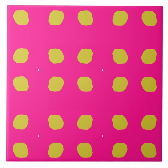 Plantação de Verão Azulejo cerâmico (Frente)