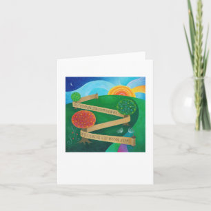 Plantando Cartão de Nota de Torá