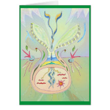 Plantar o pensamento consciente semeia o cartão da