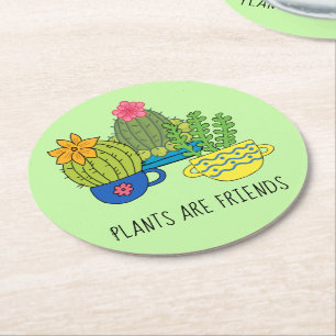 Plantas Amigáveis Porta-Copos de Suculentas