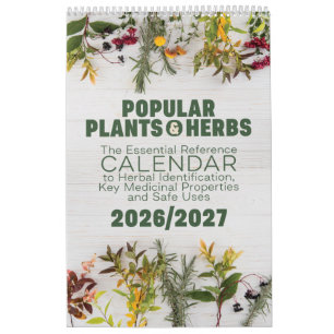 Plantas & Ervas Populares - Calendário 2026/2027