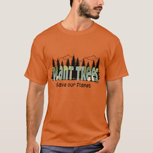 Plante Árvores - Salve nosso Planeta, Camiseta Coo (Frente)