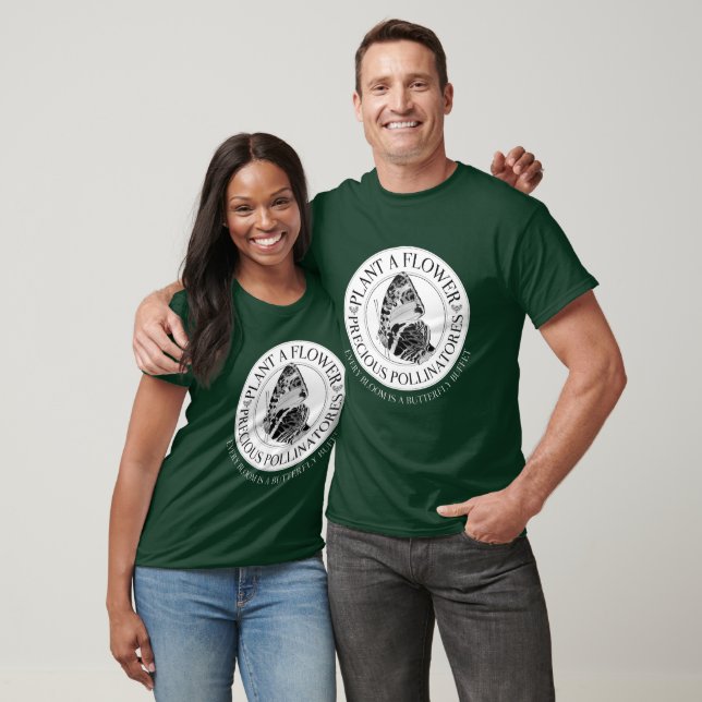 Plante Um T-Shirt Flor (Unissex)