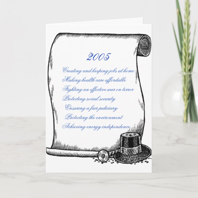 Plataforma de DNC para 2005 cartões de natal (Frente)