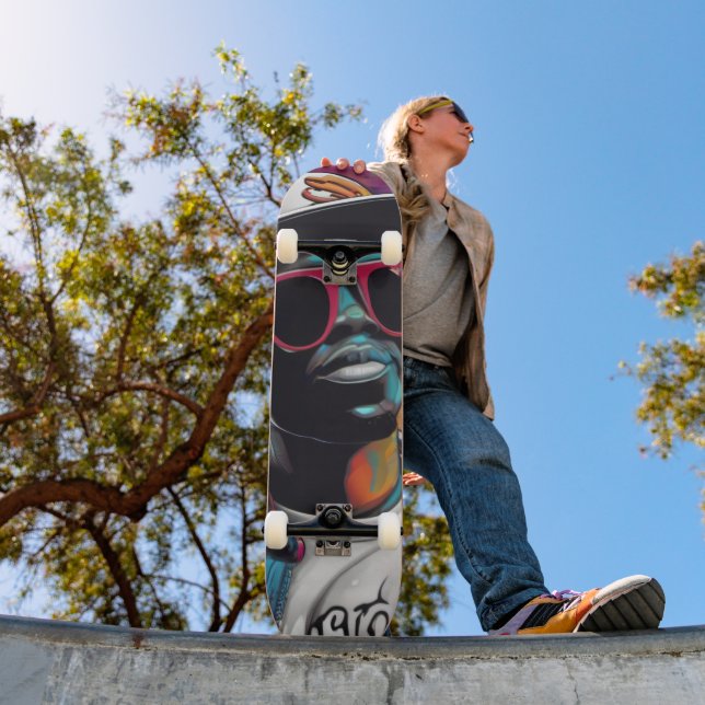 Plataforma de skate - Street graffiti art Hip Hop  (Ao ar livre 1)